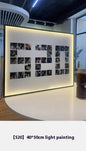 Gong Square Shaped Yi Photo Frame Photo Puzzle Table Decoration