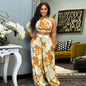 Printed Personalized Wear Fashion Women's Two-piece Suit