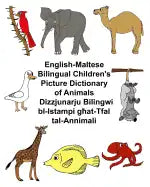 English-Maltese Bilingual Children's Picture Dictionary of Animals - Paperback