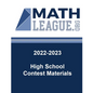 2022-2023 High School Contest Materials - Paperback