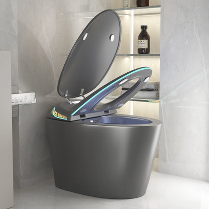 Unique Smart Toile with Built-in Bidet, Auto Open/Close Seat, Foot Sensor, LE...