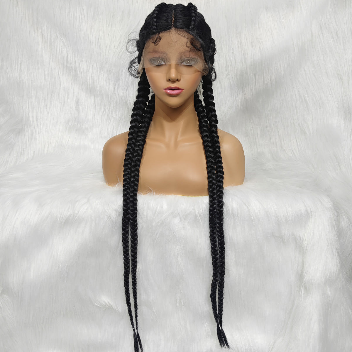 4 Strand Lace Braids Wig