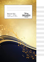 Manuscript Paper: Yellow Notes A4 Blank Sheet Music Notebook - Paperback