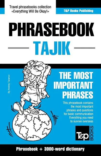 English-Tajik phrasebook and 3000-word topical vocabulary - Paperback