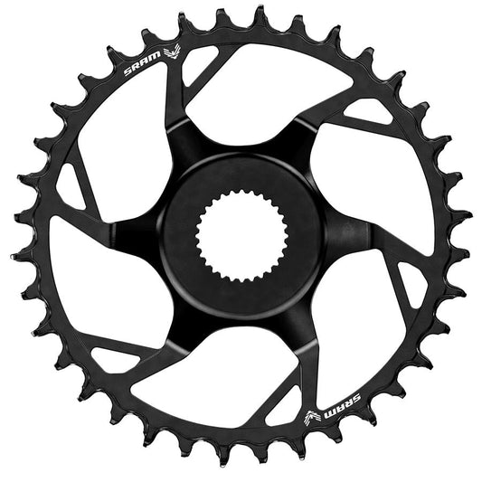 SRAM Bosch DU38 T-Type Chainring Teeth: 38 Speed: 12 BCD: Direct Mount Bosch DU38 Steel Black