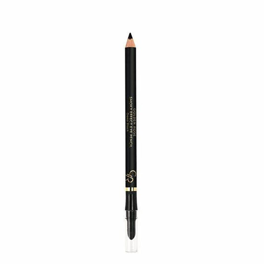 Golden Rose Smoky Eye Pencil - Black Dark Brown, Easy Eye Makeup with Smudge Applicator