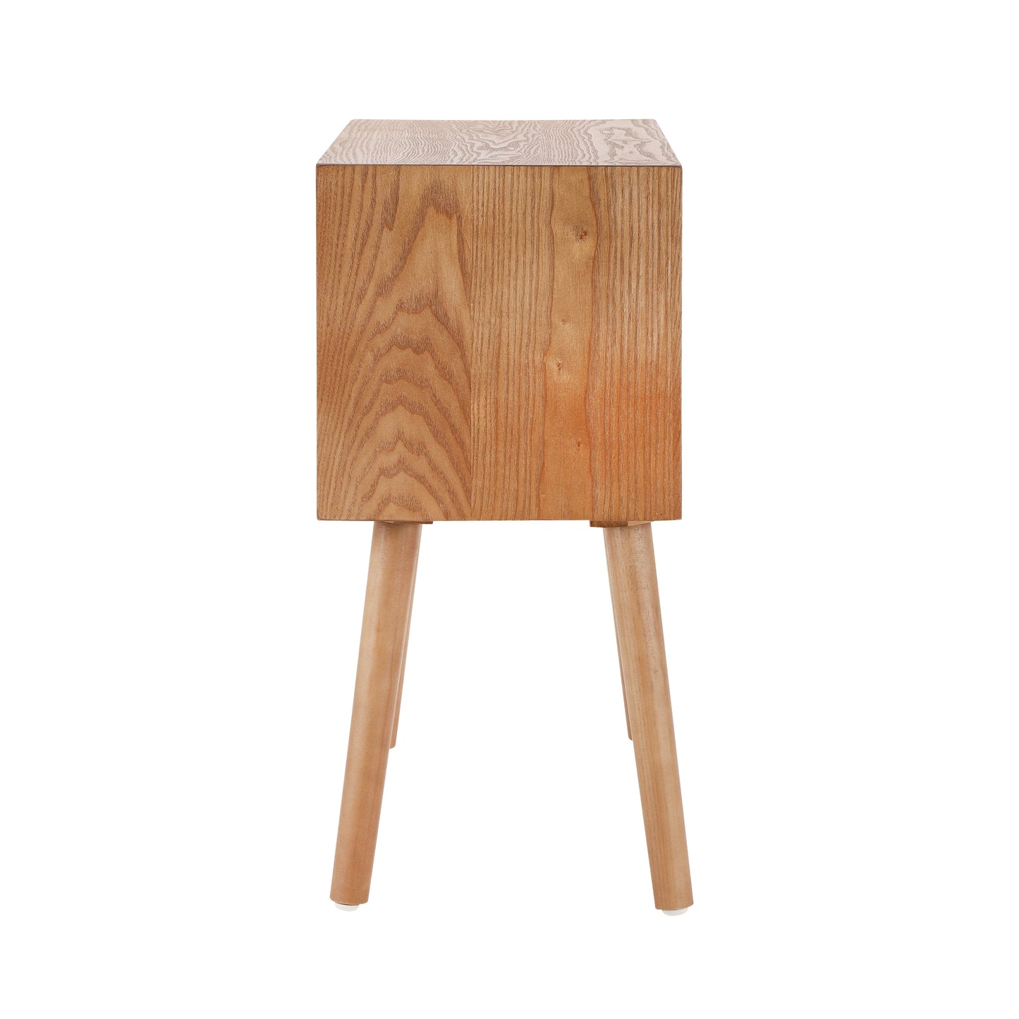 Rotating Hidden Compartment Nightstands, Mid Century Modern Concealment