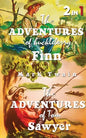 The Adventures Of Tom Sawyer & The Adventures Of Huckleberry Finn: Set Of 2 Books - Paperback