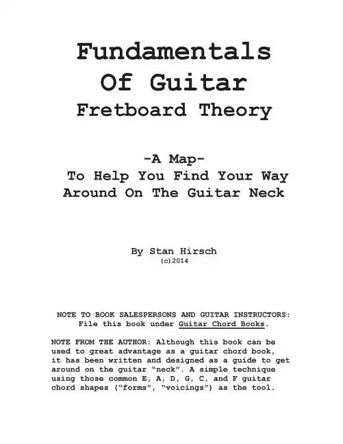 Fundamentals of guitar fretboard theory - Paperback