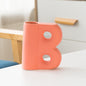 Frosted Letters AB Ceramic Vase Decoration European Retro Large-caliber Matte