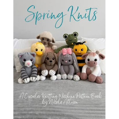 Spring Knits: A circular knitting machine pattern book by Nicola Allison - Paperback