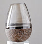 Nordic Light Luxury Straight Glass Vase