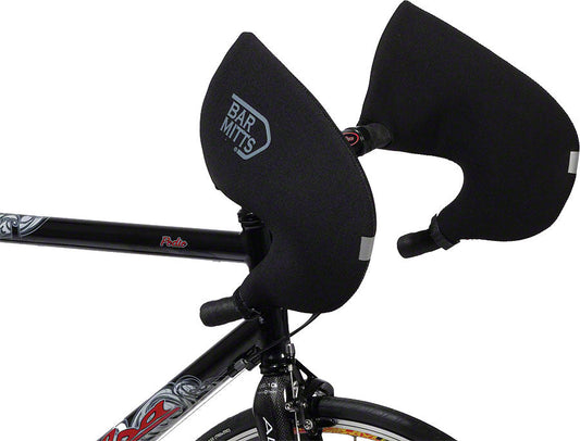 Bar Mitts Road Pogie Handlebar Mittens Internally Routed Campagnolo/SRAM/Shimano LG BLK