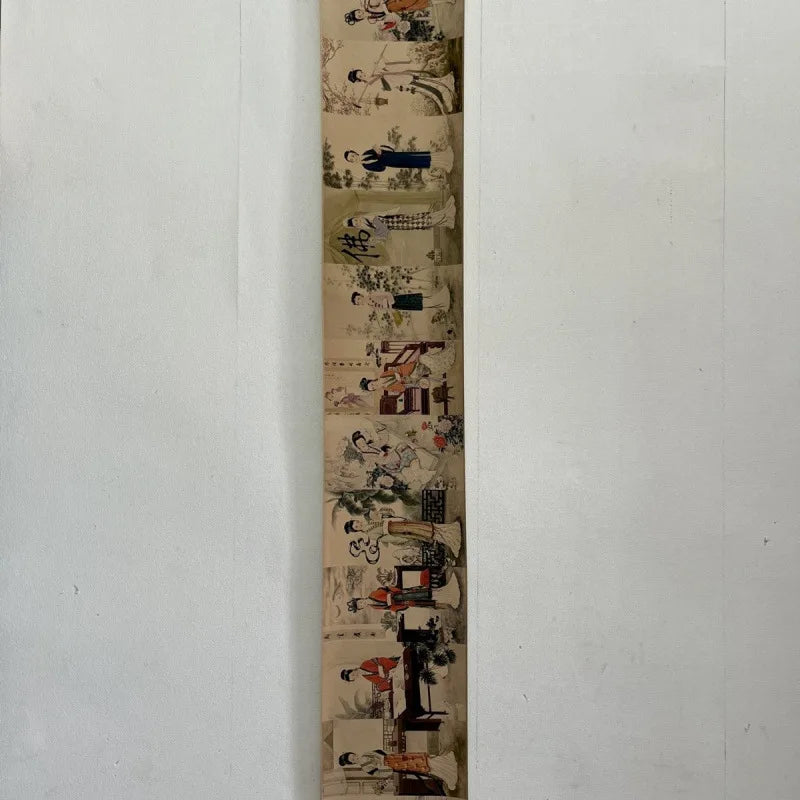 Celebrity Scroll Poster with Calligraphy - Feidanxu Twelve Golden Hairpins