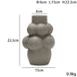 Simple Modern Bubble Ball Ceramic Vase Special-shaped Flower Container High-grade Indoor Soft Decoration