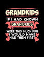 Grandkids If I Had Known Grandkids: Funny Quotes and Pun Themed College Ruled Composition Notebook - Paperback