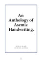 An Anthology of Asemic Handwriting - Paperback