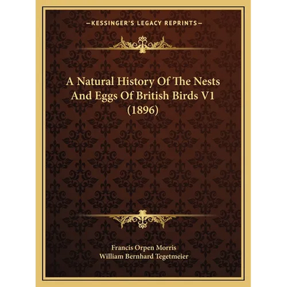 A Natural History Of The Nests And Eggs Of British Birds V1 (1896) - Paperback