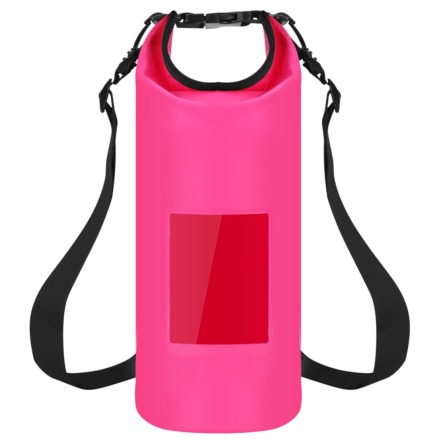 Floating Waterproof Dry Bag Floating Dry Sacks with Observable Window 10L Roll Top Lightweight Dry Storage Bag for Kayaking Rafting Boating Swimming C