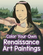 Color Your Own Renaissance Art Paintings - Paperback