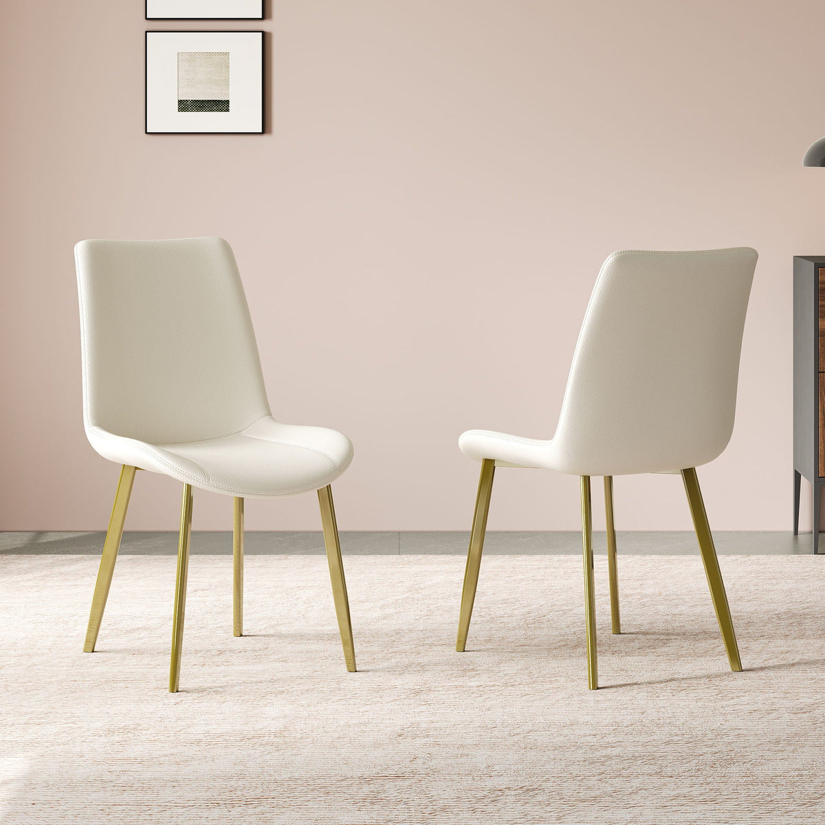 Modern Dining Chairs Ergonomic Design For Kitchen (Set of 4)