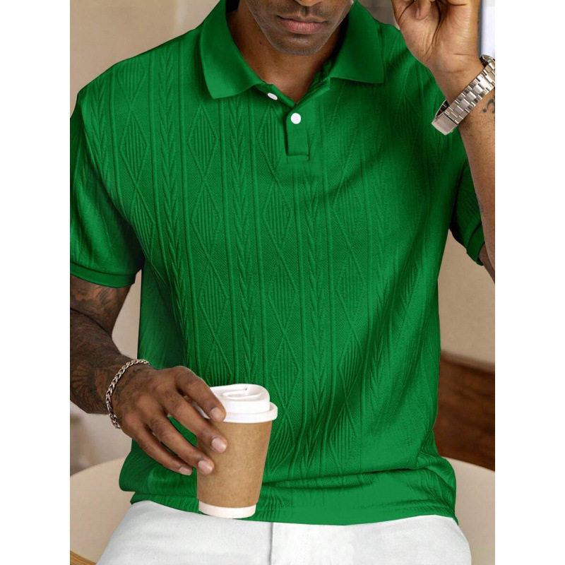 Men's Jacquard Trendy Casual Shirt