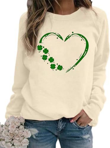 Womens Printed Long Sleeve Pullover Top