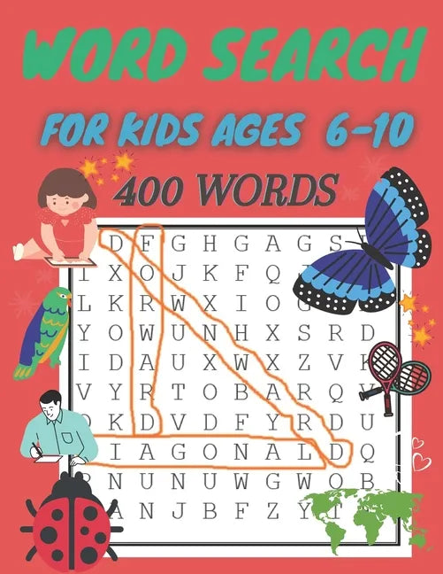 word search for kids ages 6-10: 400 Word Search Puzzles - Paperback