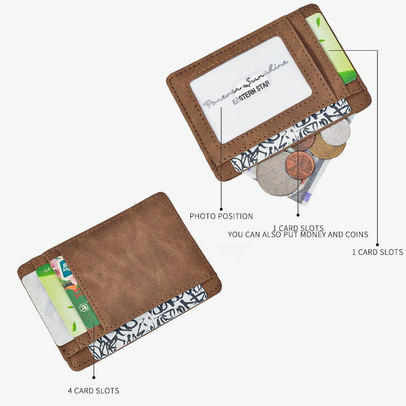 Mens Multifunctional Coin And Card Wallet