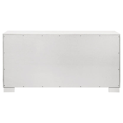 Jessica 6-drawer Dresser Snow White