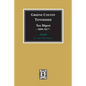 Greene County, Tennessee Tax Digests, 1809-1817. - Paperback