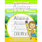 Alaina Letter Tracing for Kids Trace my Name Workbook: Tracing Books for Kids ages 3 - 5 Pre-K & Kindergarten Practice Workbook - Paperback