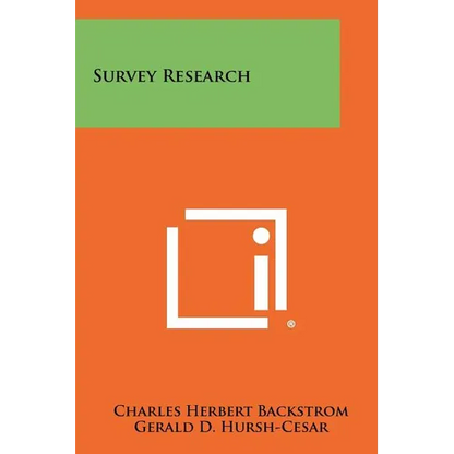Survey Research - Paperback