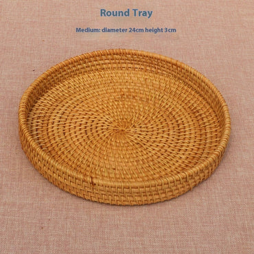 Vietnamese Handwoven Rattan Tray