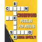 Crossword Puzzles for Adults Medium Difficulty: 42 Puzzles Brain for Men, Women; Adult & Seniors; Puzzles Medium Difficulty; EASY TO READ - Paperback