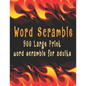 Word scramble: 900 Large Print word scramble for adults - Paperback