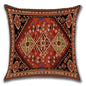 Persian-Style Ethnic Linen Cushion Cover (45x45cm)