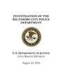 Investigation of the Baltimore City Police Department - Paperback