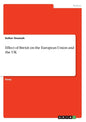 Effect of Brexit on the European Union and the UK - Paperback