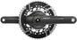 SRAM RED AXS Power Meter Crankset - 170mm 2x 12-Speed 50/37t 8-Bolt Direct Mount DUB Spindle Interface Natural Carbon E1