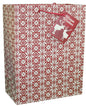 Rustic Christmas Gift Bag - Knit Sweater Large