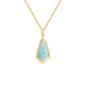 925 Silver Relief Tianhe Stone Double-sided Pendant