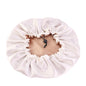 Double color lace night hat