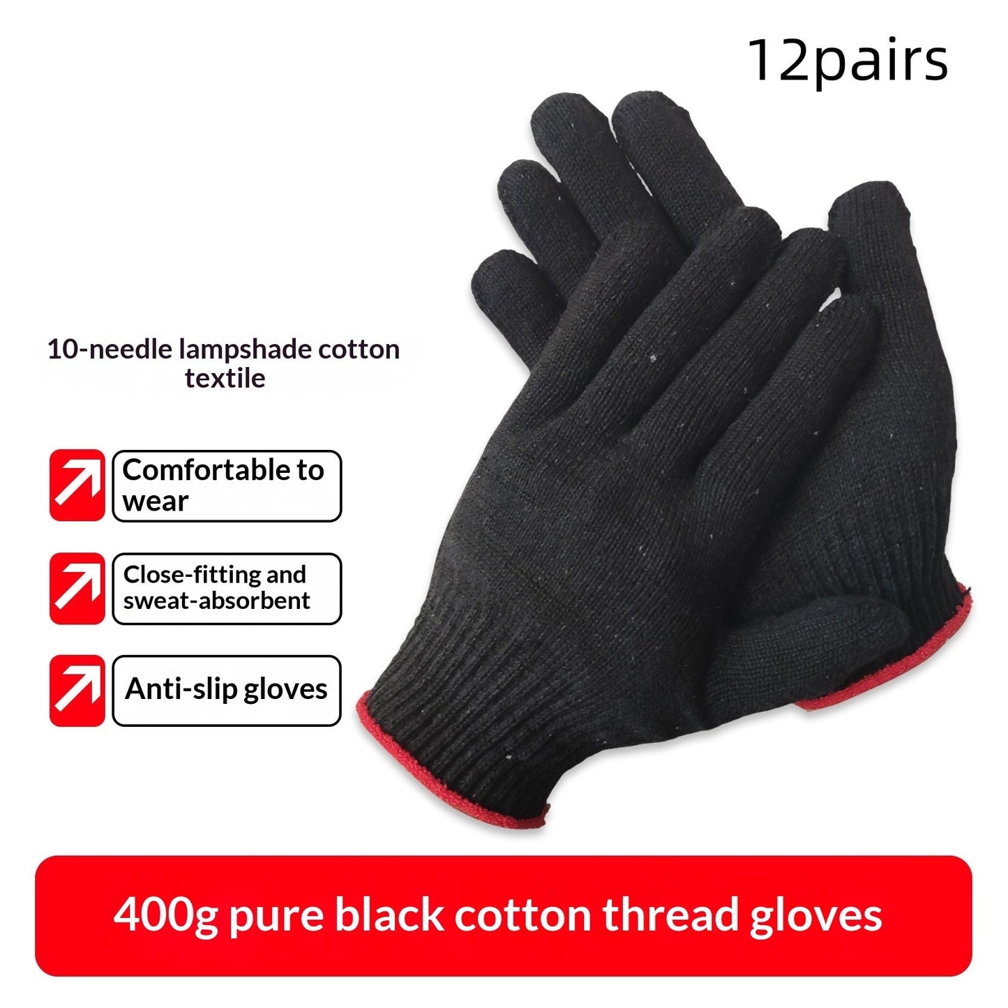 Thickened Non-slip Oil-resistant And Abrasion Proof Work Gloves