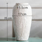 Living Room Flower Arrangement Ceramic Retro Pottery Pot Coarse Pottery Vase