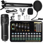 Live Broadcast Sound Card Set With Condenser Microphone