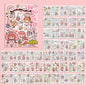 Hand Ledger Gift Box Of 50 Pieces And Paper Stickers