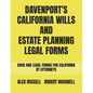 Davenport's California Wills And Estate Planning Legal Forms - Paperback