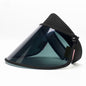 Riding An Electric Bike Sun Hat Adult Hollow Sun-proof Hat Korean Version Plastic Lens Sun Hat