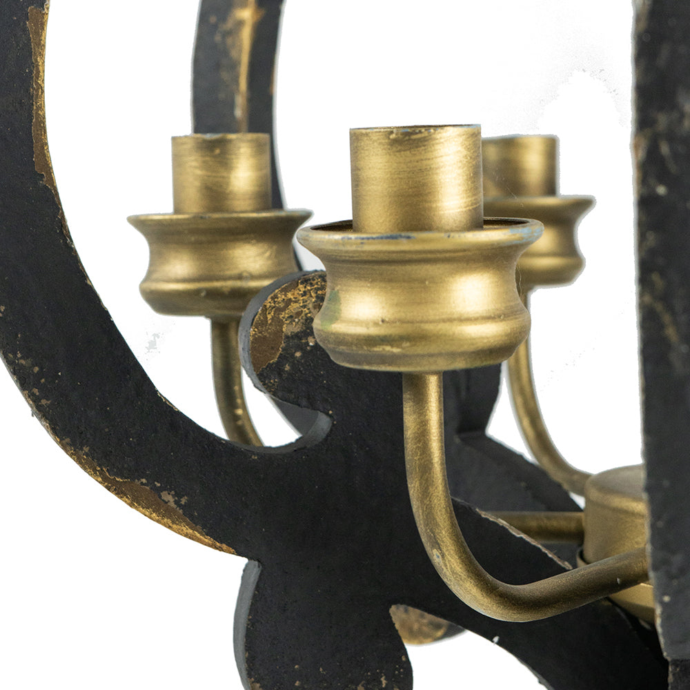 French Country Wood Chandelier 6-Light Farmhouse Pendant 28 In Chain